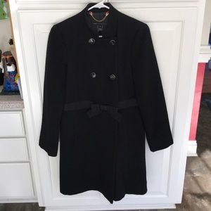 Marc Jacobs fancy gold double breasted pea coat